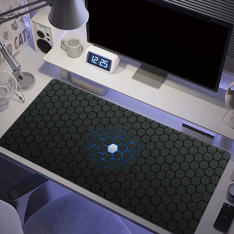 Gaming Accessories For Gaming Desk - Altıgen Büyük Oyun Mouse Pad Dikdörtgen