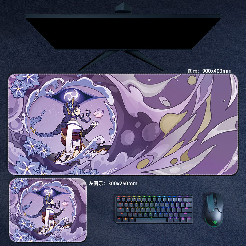 Anime Genshin darbe Mouse Pad  - Gaming Accessories For Gaming Desk incelemesi ve fiyatı