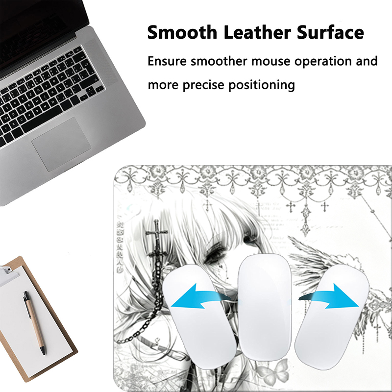 Deri Mousepad Siyah Beyaz Anim - Gaming Accessories For Gaming Desk incelemesi ve fiyatı